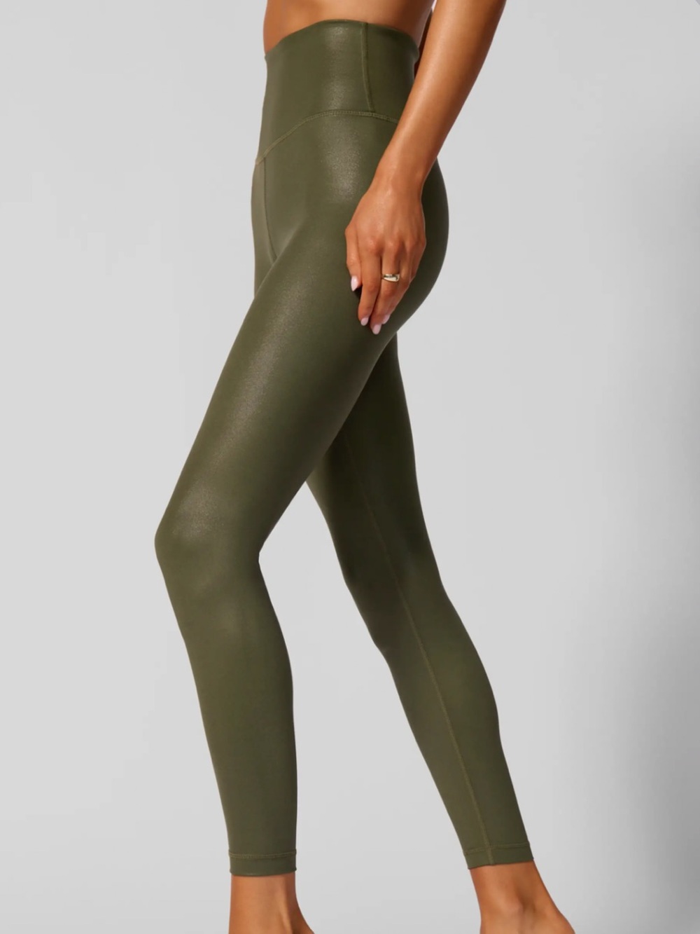 Spanx Green Liquid Leggings